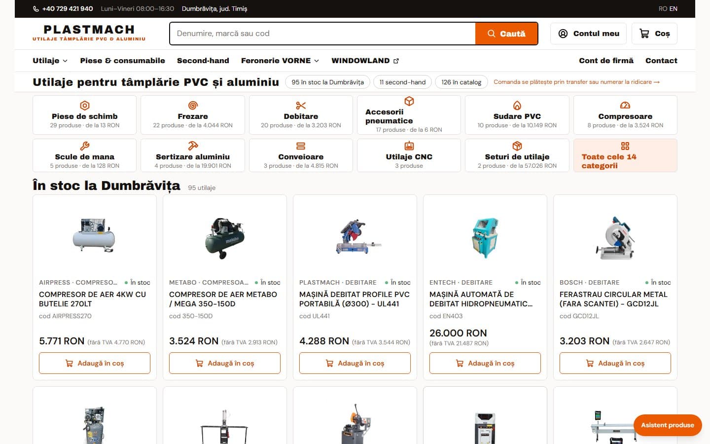 plastmach.ro home page